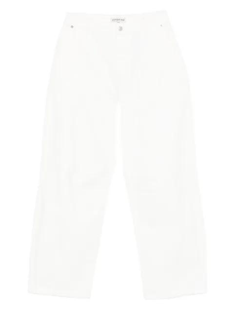 buttoned wide-leg jeans by HERSKIND
