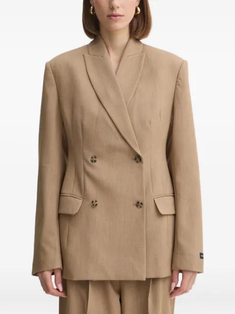 double-breasted buttoned blazer by HERSKIND