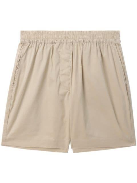 elasticated-waist cotton shorts by HERSKIND