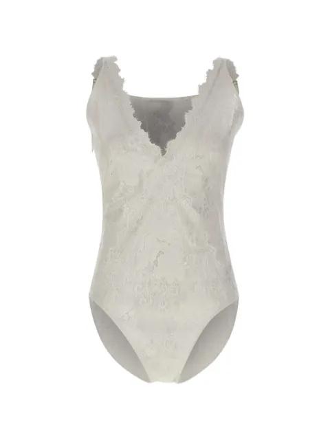 lace-panelled bodysuit by HERSKIND