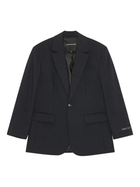 pinstripe single-breasted blazer by HERSKIND