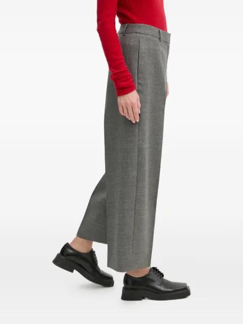 pleated belt-loops trousers by HERSKIND