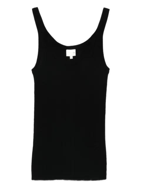 ribbed-trims vest by HERSKIND