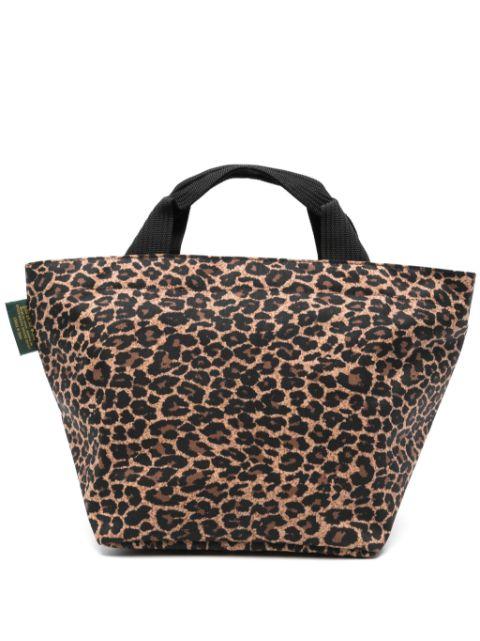medium leopard-print tote bag by HERVE CHAPELIER