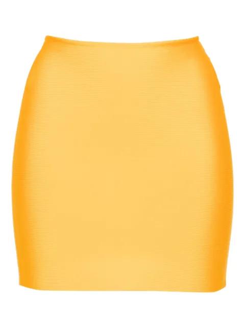 bandage mini skirt by HERVE L. LEROUX