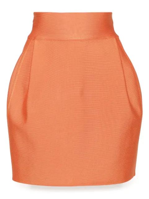 bandage tulip mini skirt by HERVE L. LEROUX