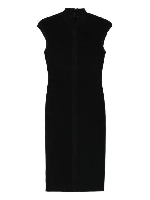 Davina high-neck midi dress by HERVE LEGER