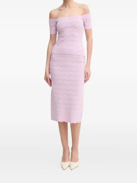 Eloise midi skirt by HERVE LEGER
