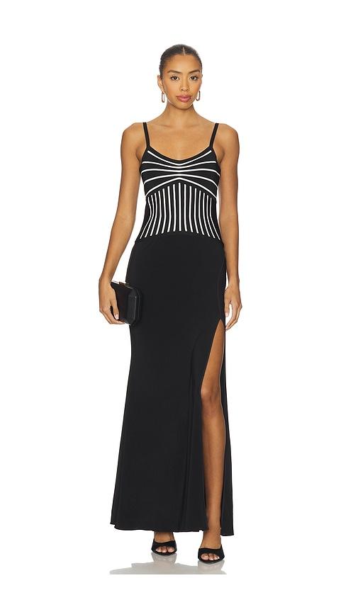Herve Leger The Ophelia Gown in Black by HERVE LEGER