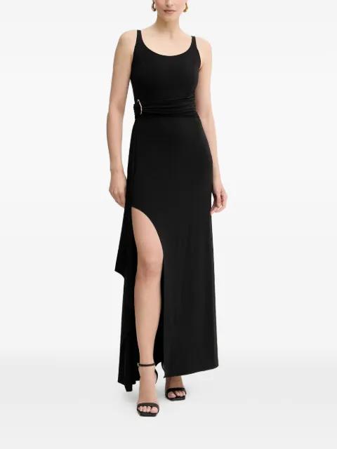 Mila buckle maxi dress by HERVE LEGER