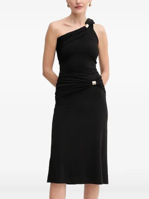 Sofia one-shoulder ring top by HERVE LEGER