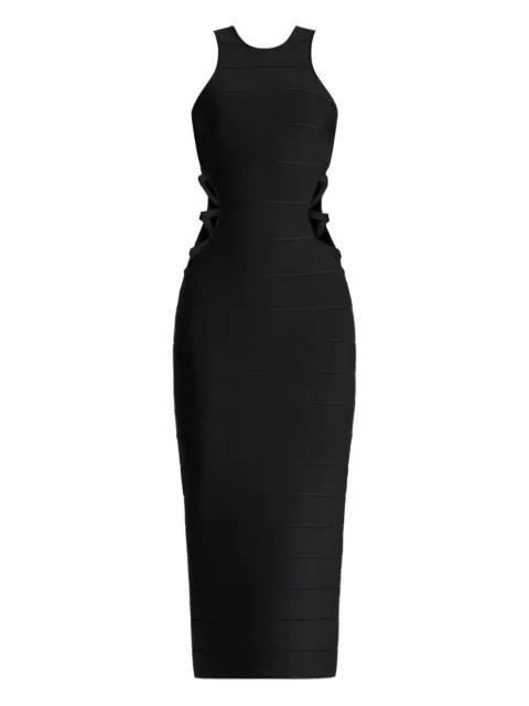 bandage cut-out midi dress by HERVE LEGER