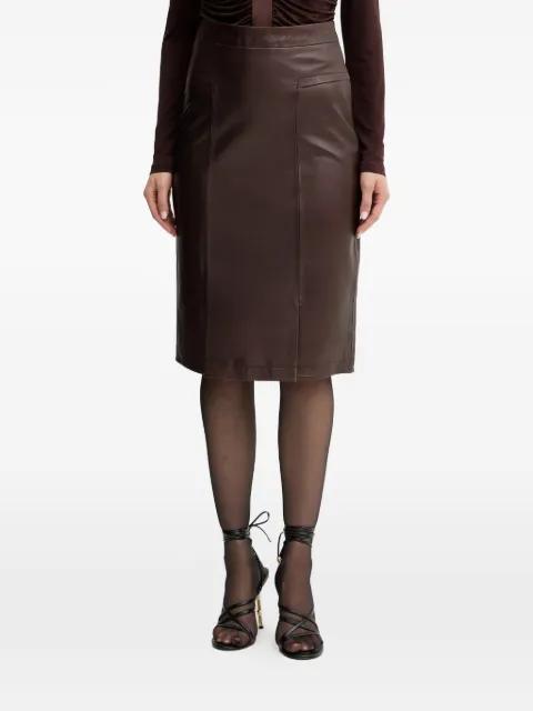 paneled midi skirt by HERVE LEGER