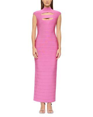 Cutout Bandage Gown by HERV&EACUTE; L&EACUTE;GER