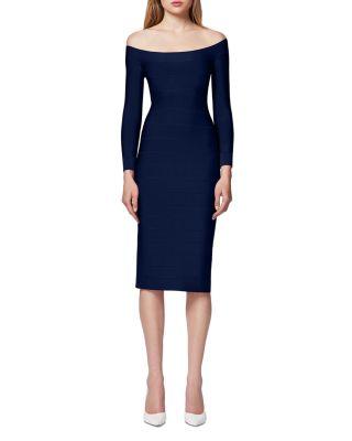 Icon Scoop Neck Midi Dress by HERV&EACUTE; L&EACUTE;GER