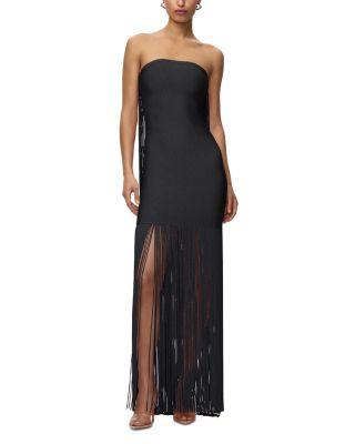 The Briar Fringe Skirt Gown by HERV&EACUTE; L&EACUTE;GER