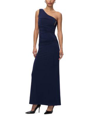 The Irie One Shoulder Gown by HERV&EACUTE; L&EACUTE;GER