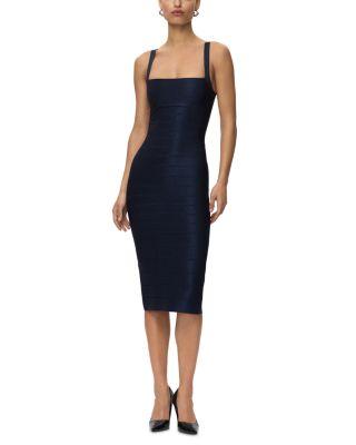 The Neri Square Neck Dress by HERV&EACUTE; L&EACUTE;GER