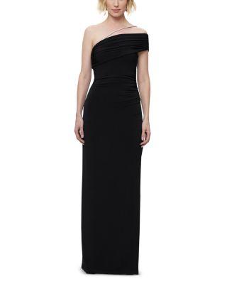 The Olivia Crystal Trim Gown by HERV&EACUTE; L&EACUTE;GER
