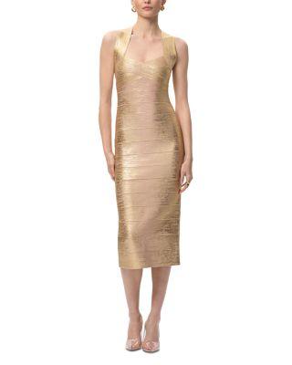 The Sandra Midi Dress by HERV&EACUTE; L&EACUTE;GER