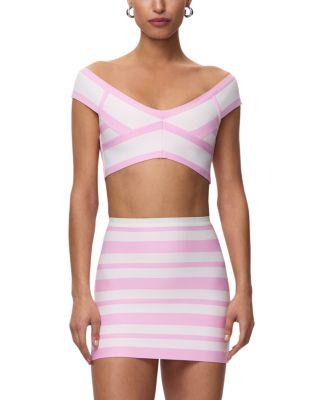 The Spotlight Crop Top by HERV&EACUTE; L&EACUTE;GER