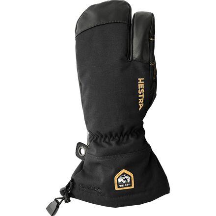 Army Leather GTX 3-Finger Mitten by HESTRA