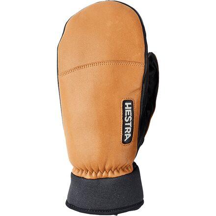 Army Leather Wool Terry Mitten by HESTRA