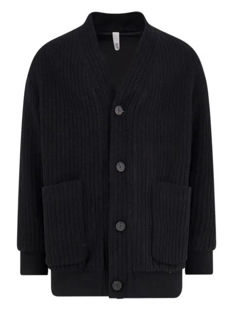 Cimino patch-pocket ribbed coat by HEVO
