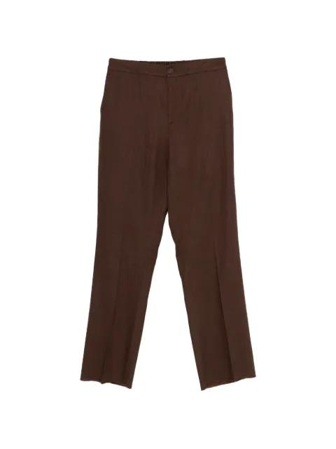 buttoned tailored trousers by HEVO