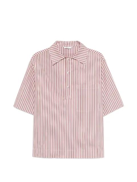 striped pocket polo shirt by HEVO