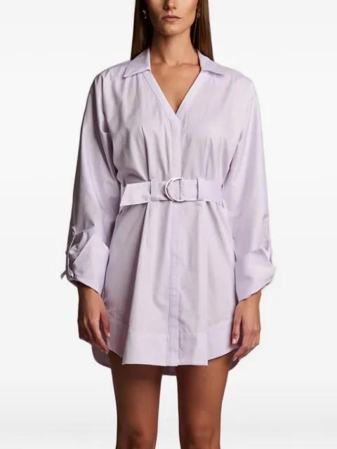 Audrey belted mini dress by HEVRON