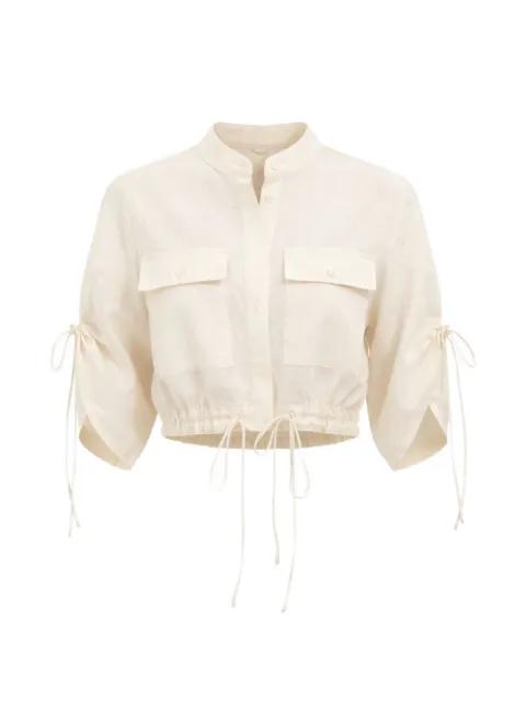 Eva drawstring-hem shirt by HEVRON