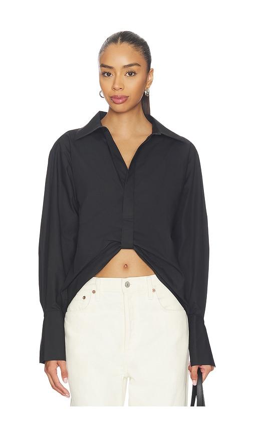HEVRON Paola Top in Black by HEVRON