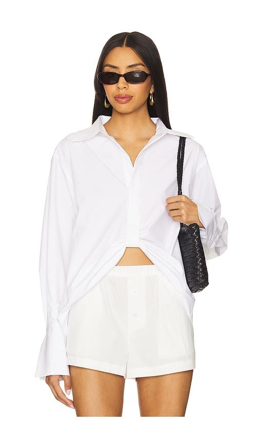 HEVRON Paola Top in White by HEVRON