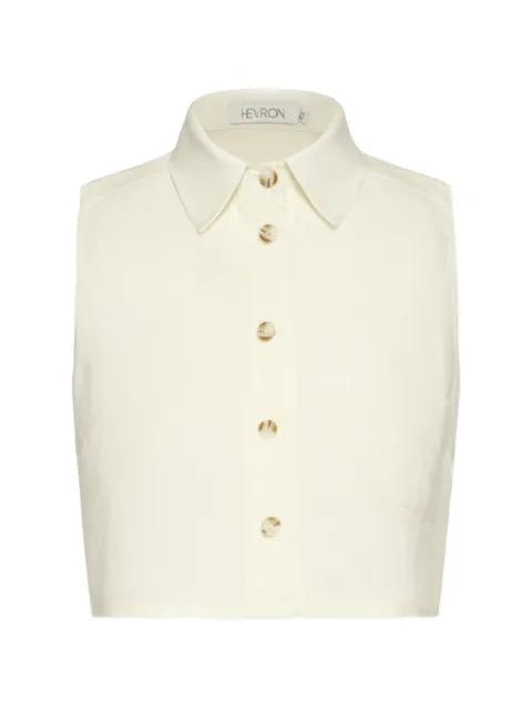 Katja cropped sleeveless shirt by HEVRON