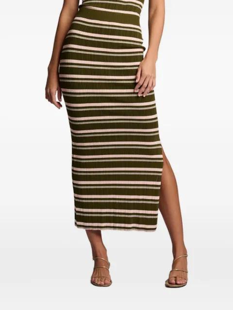 Peony striped skirt by HEVRON