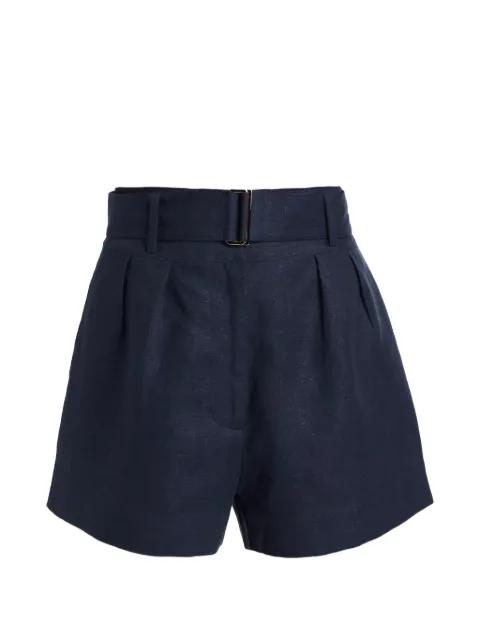 Zinna belted pleated shorts by HEVRON
