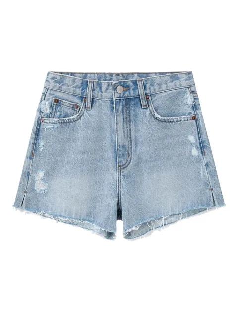 distressed-effect shorts by HEY JOANIE