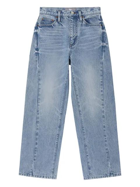 logo-patch jeans by HEY JOANIE
