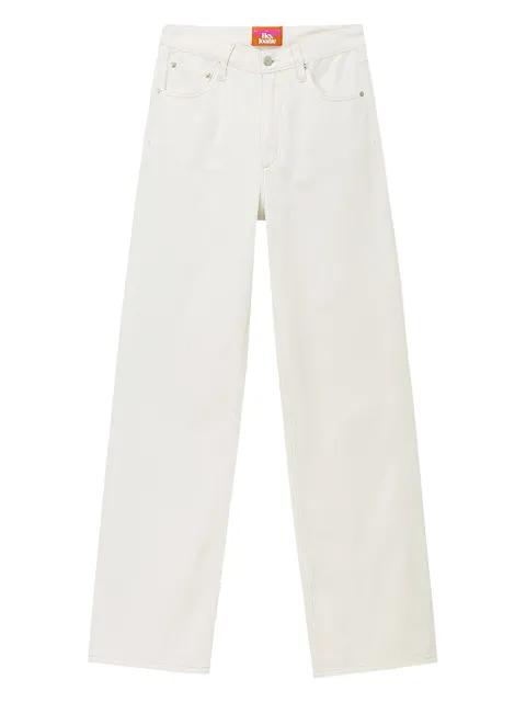 logo-patch jeans by HEY JOANIE