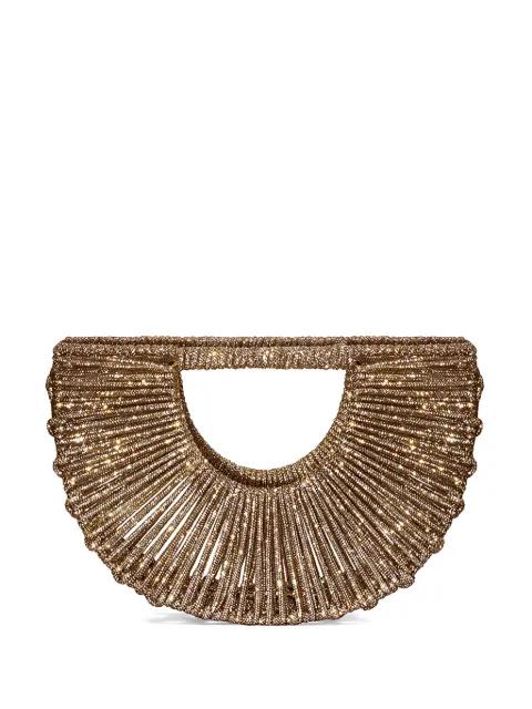 Demetra embellished tote bag by HIBOURAMA
