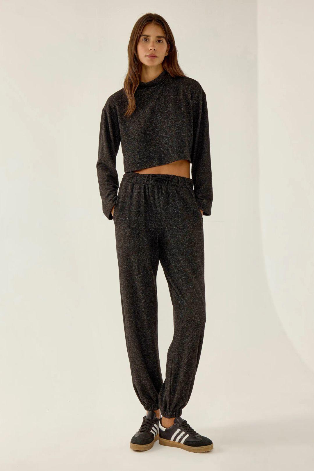 Elastic Waist Jogger Sweatpants by HICCUP