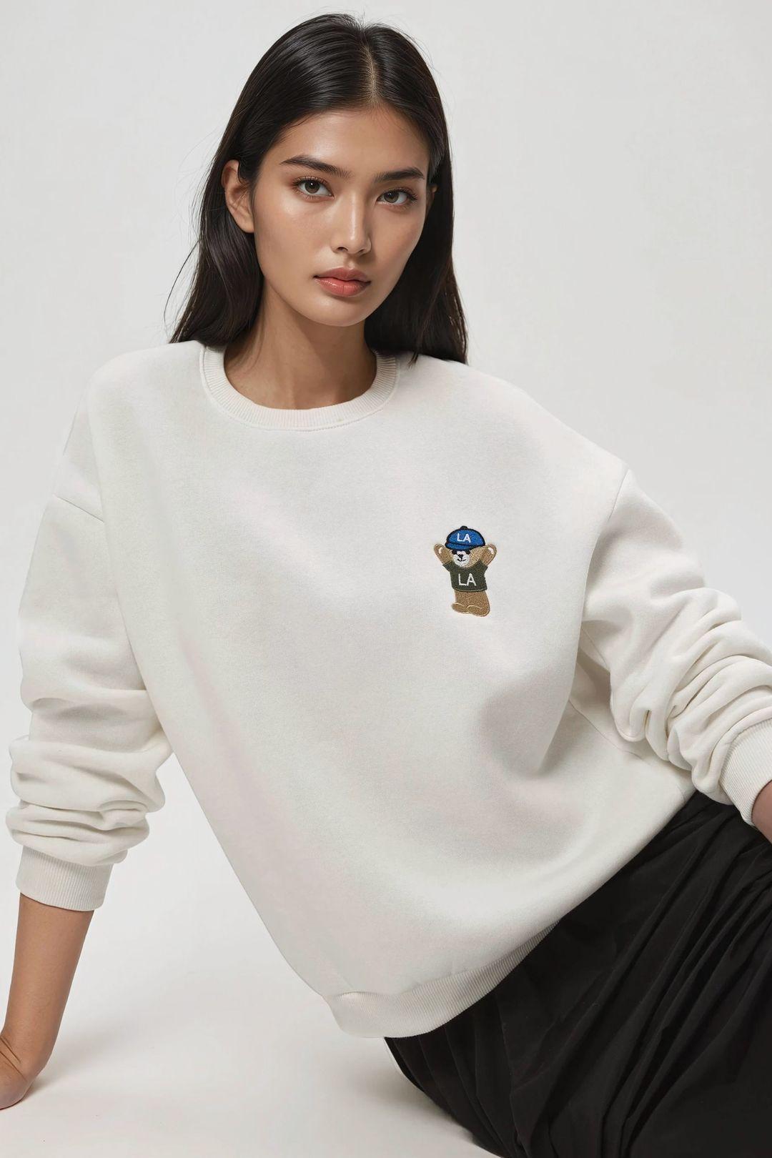 Embroidered Cotton Sweatshirt by HICCUP