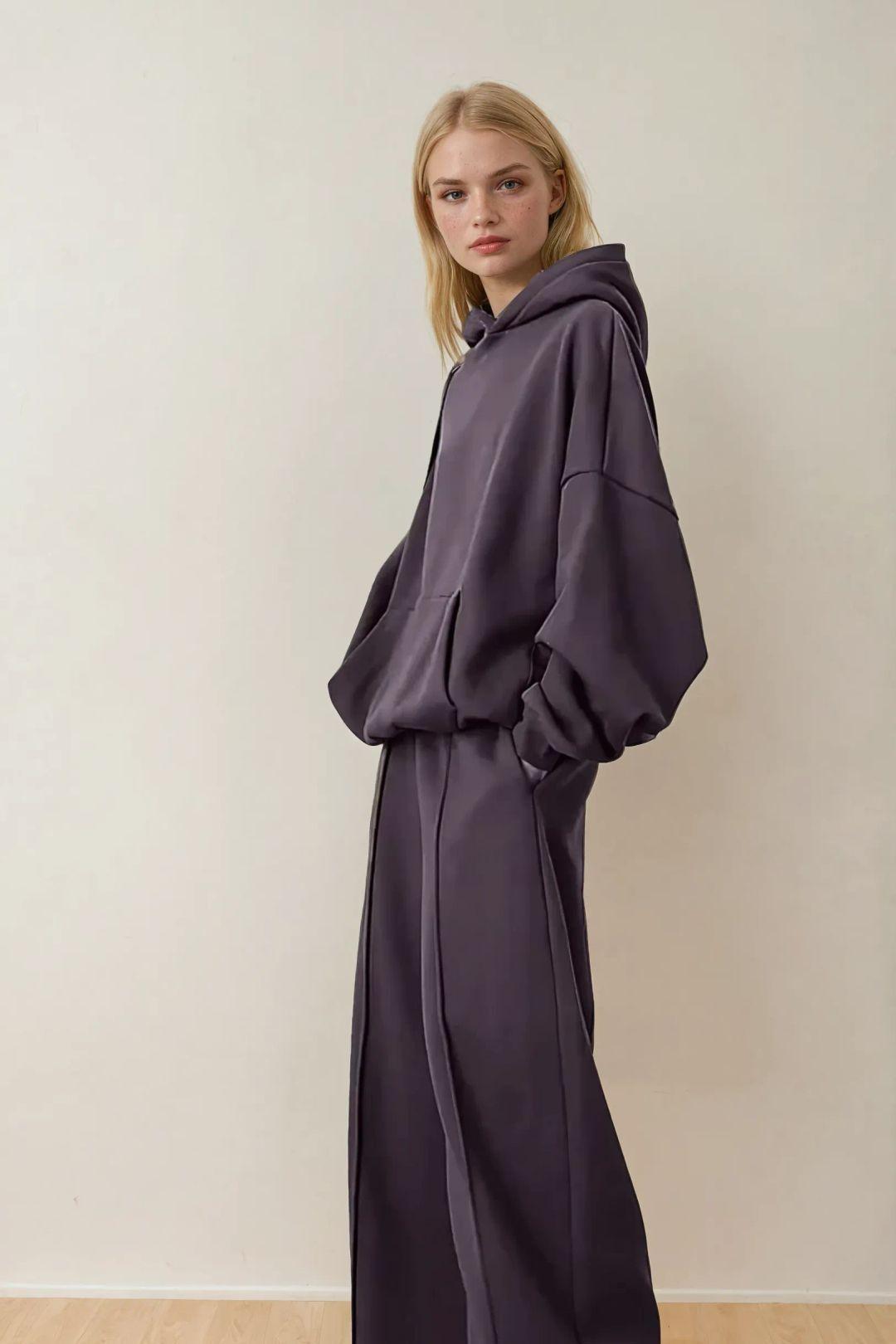Extra Oversized Hooded Heavy Hoodie by HICCUP