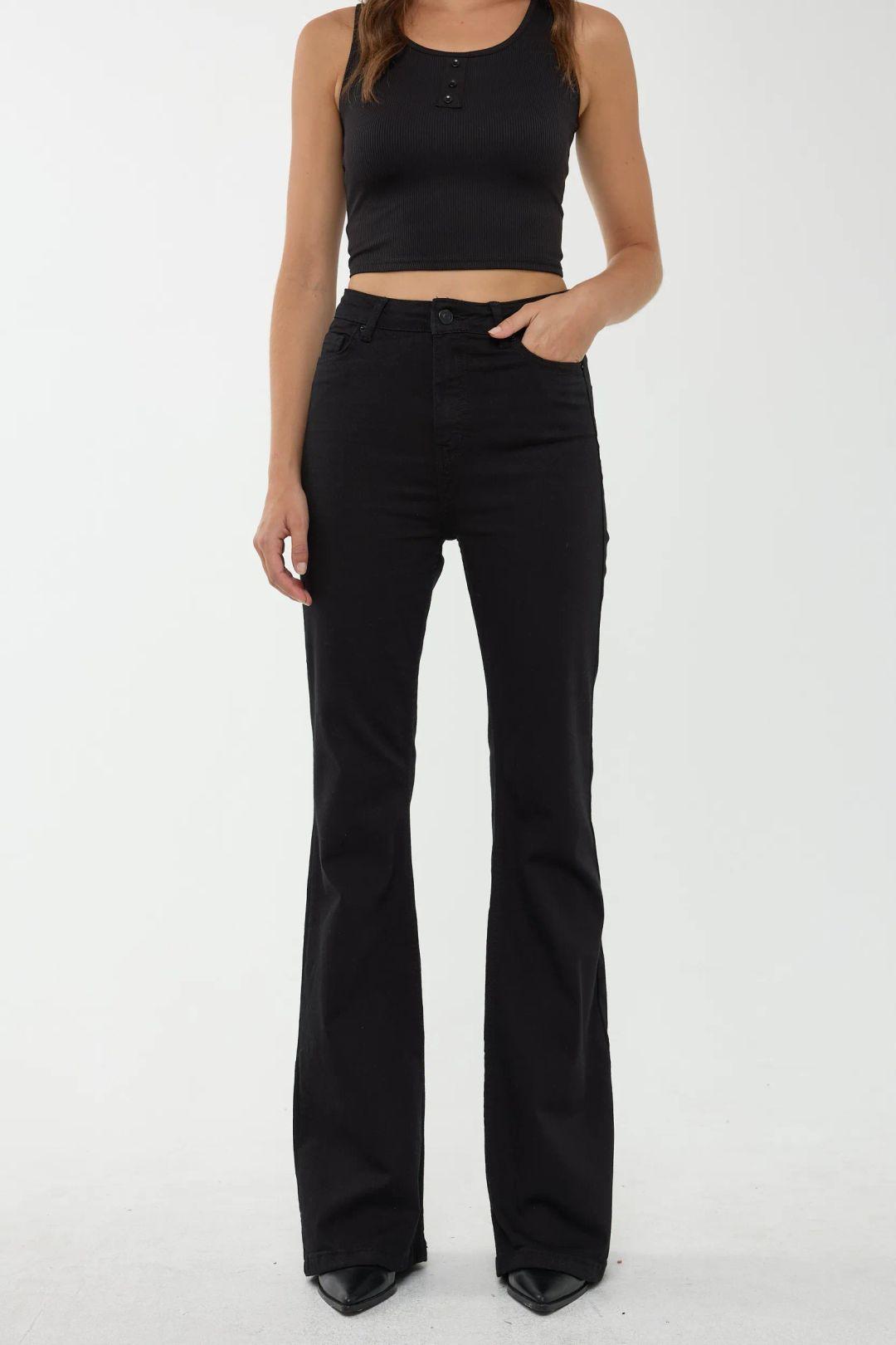 High Waist FlareJeans by HICCUP