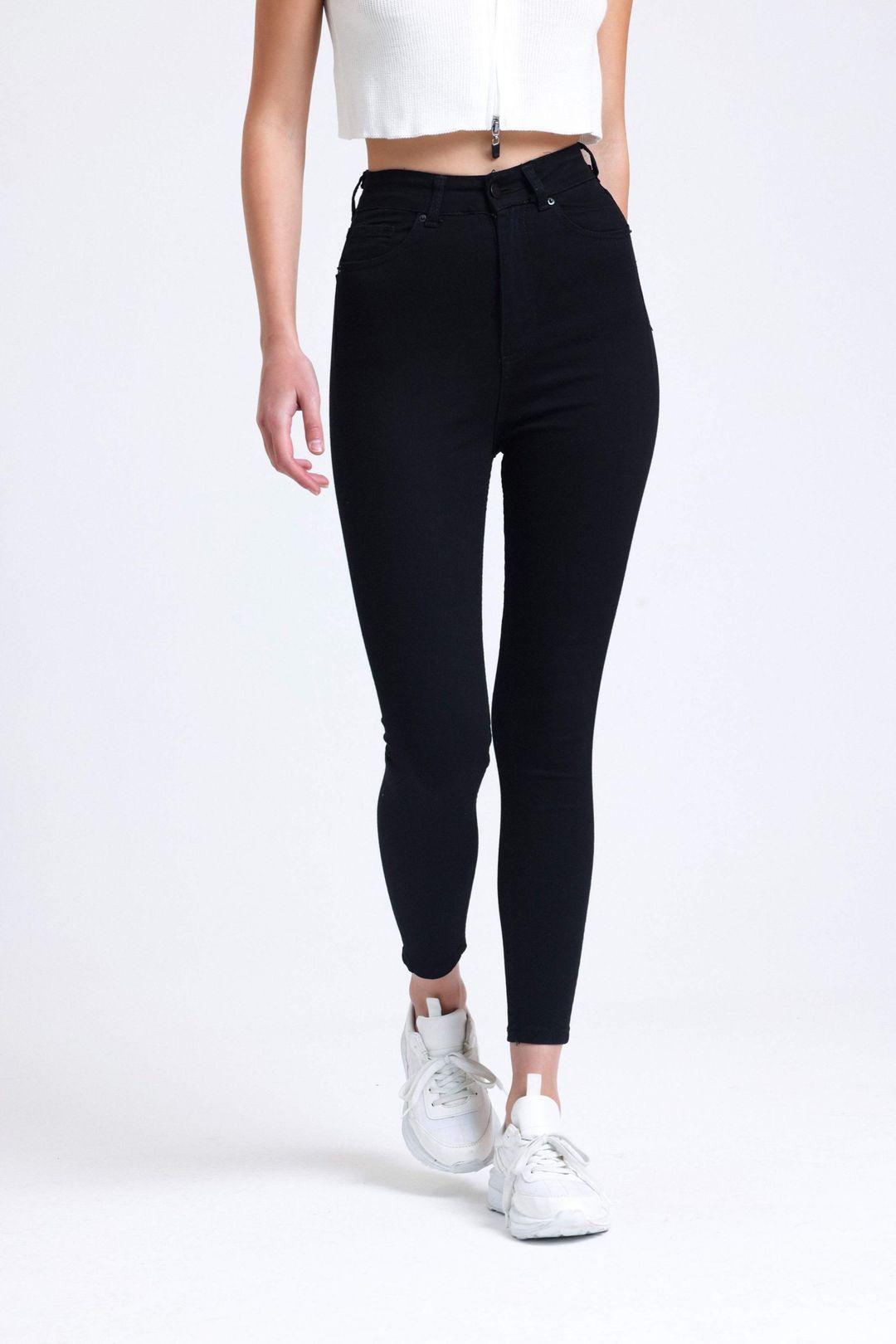 High Waist Skinny Jeans by HICCUP