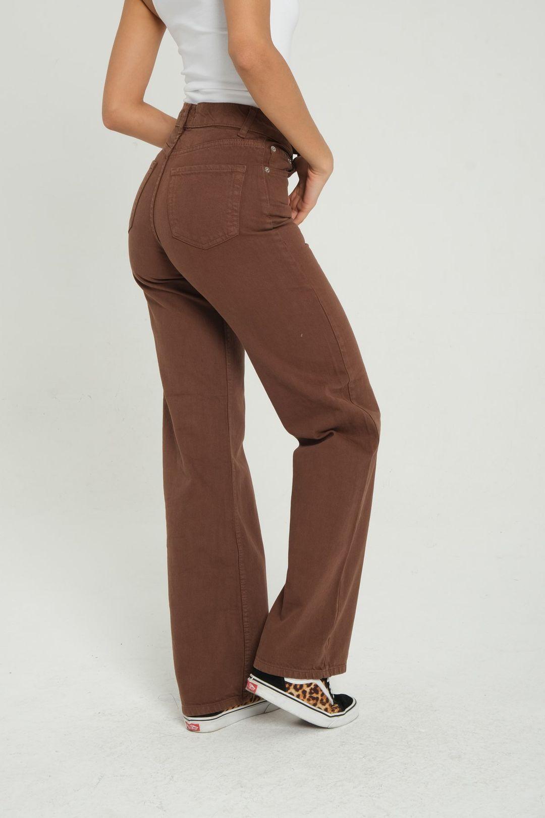 High Waist Wide Leg Jeans by HICCUP