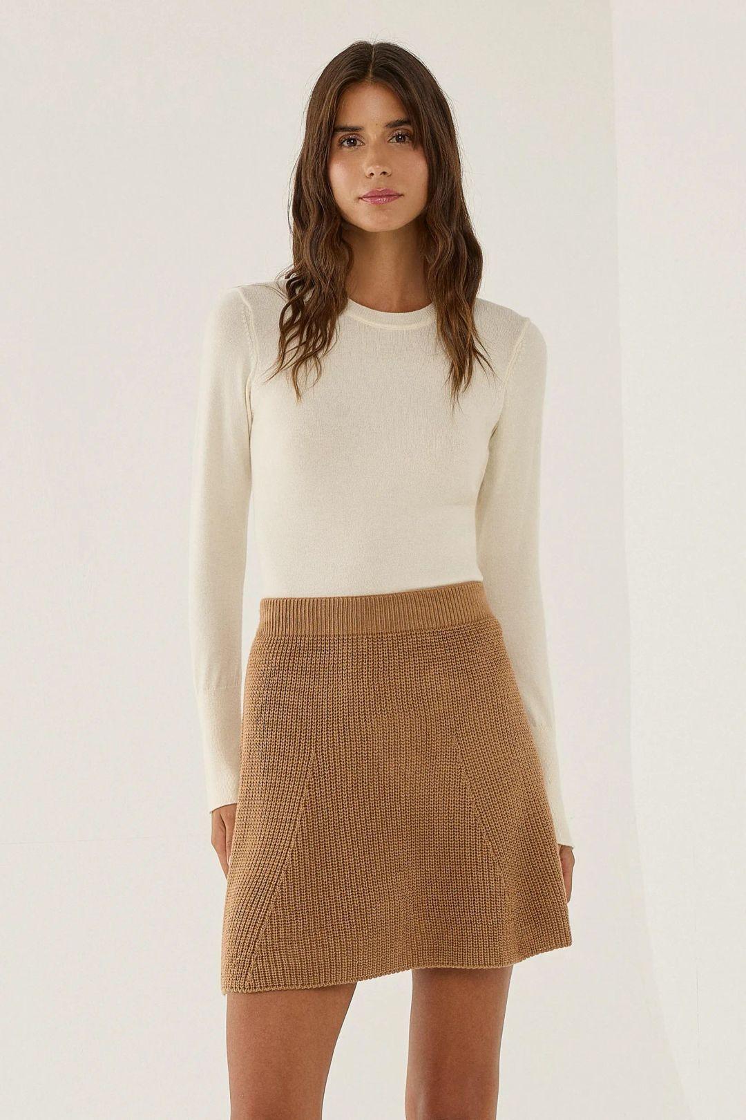 Knit Mini Skirt by HICCUP