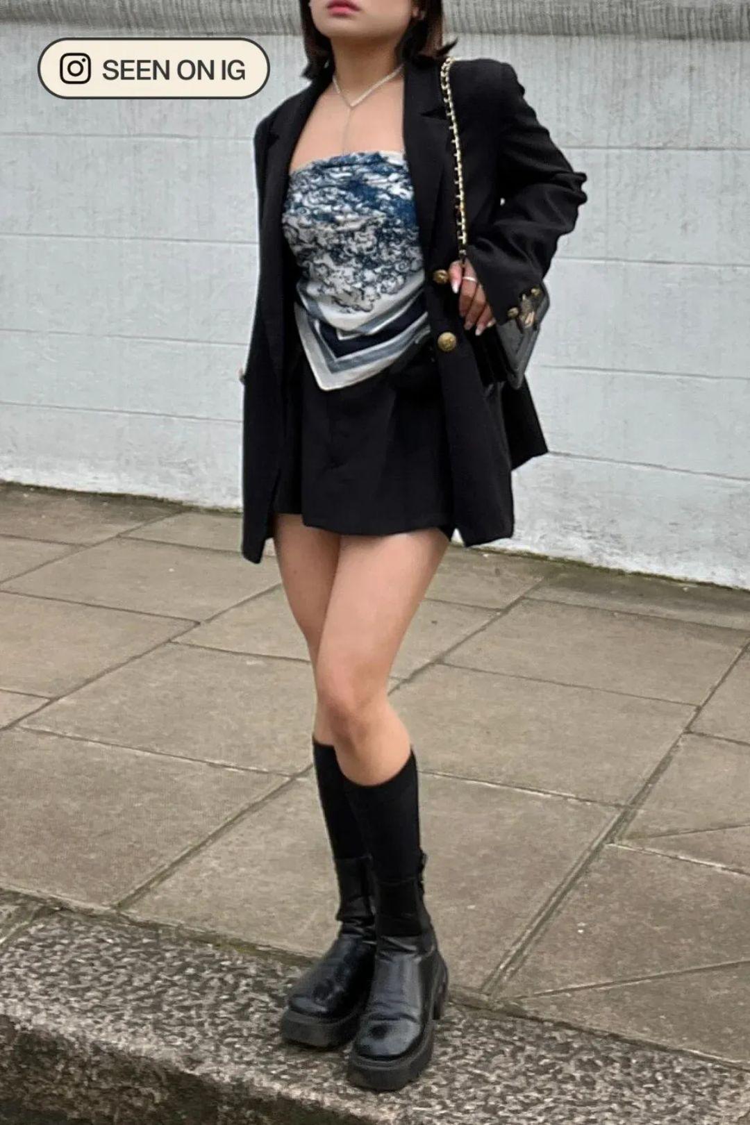 Mid Rise Pleated Pocket Cargo Mini Skirt by HICCUP