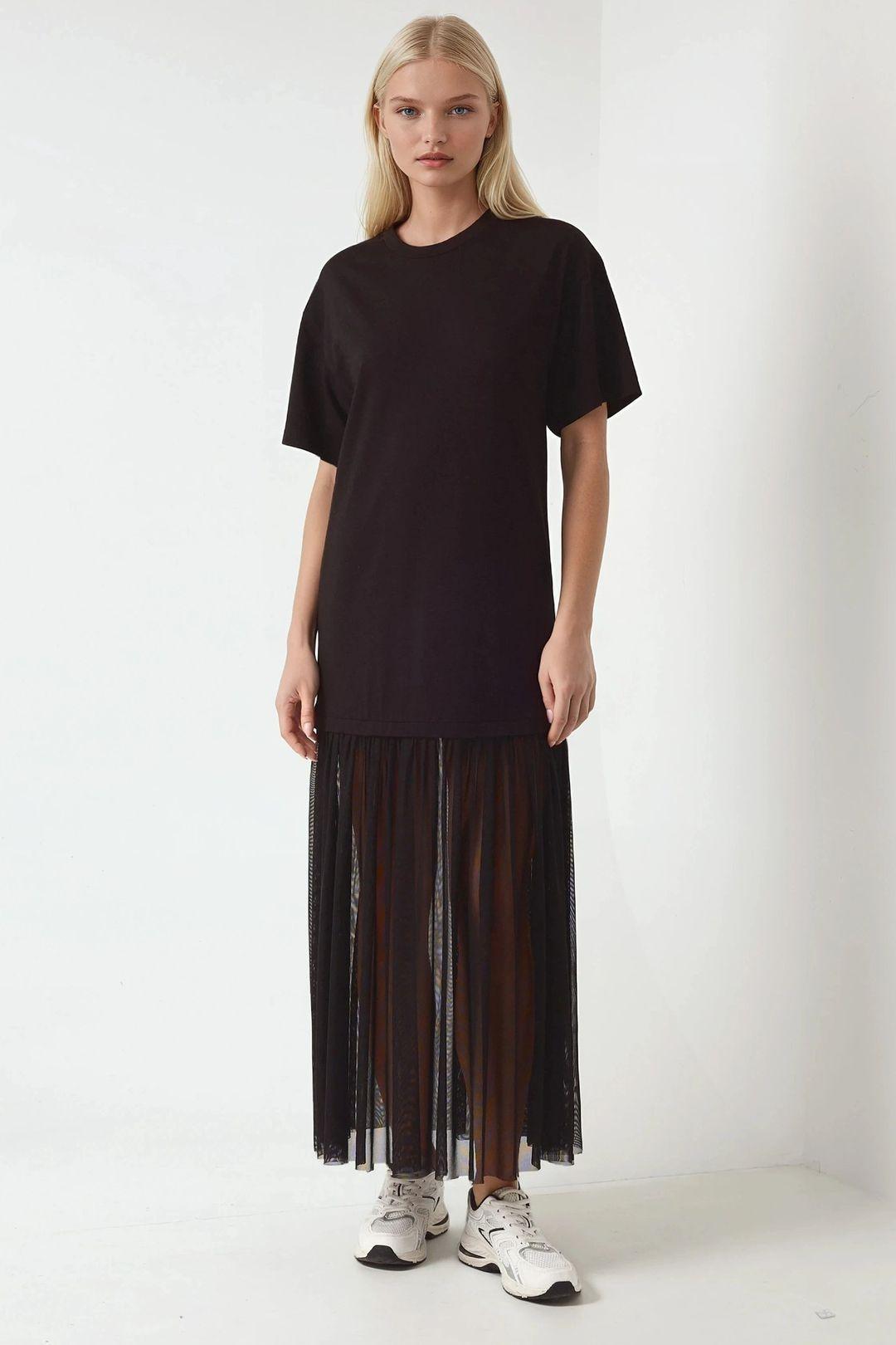 Midi Dress with Tulle Skirt Pika Collection by HICCUP